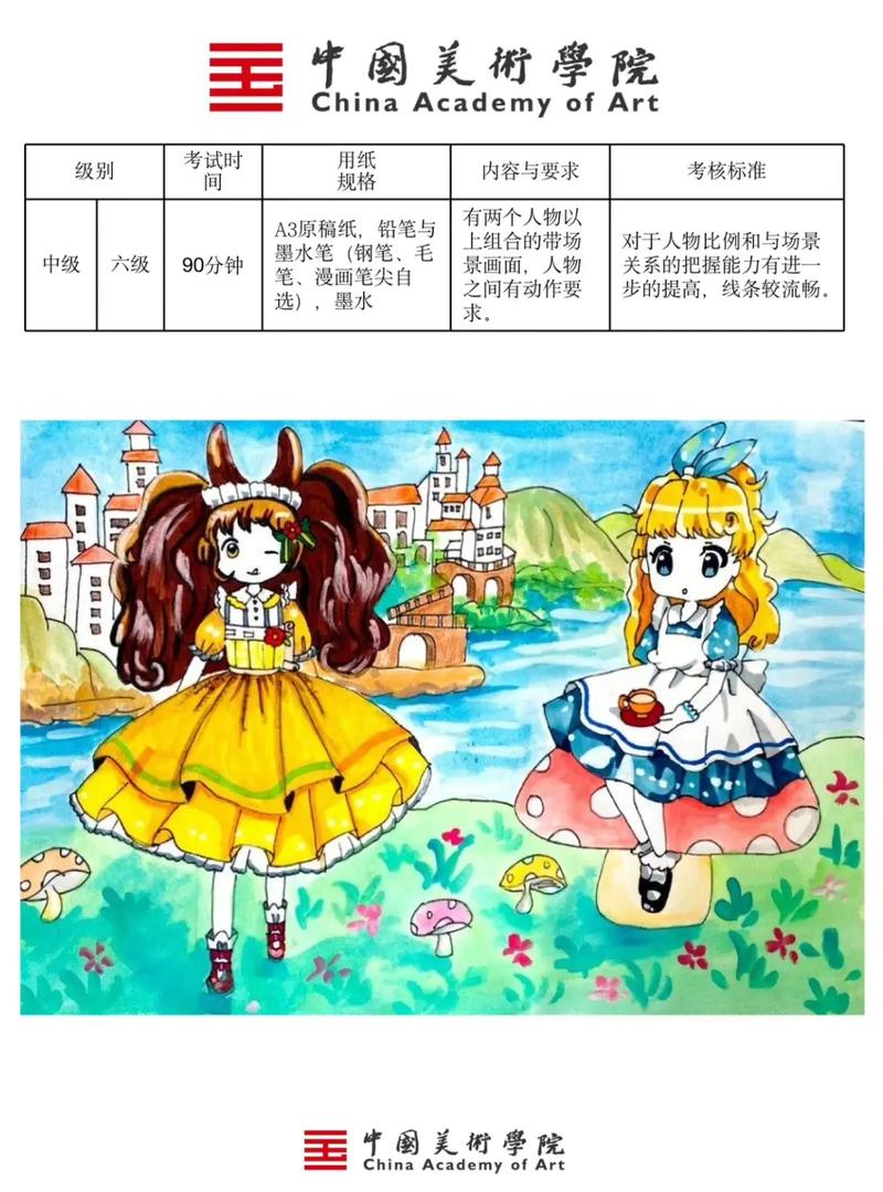墨韵童心·中国美术学院书画考级漫画二级评析